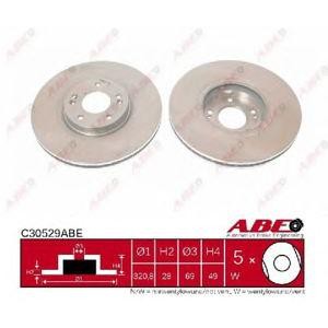 спирачен диск ABE C30529ABE