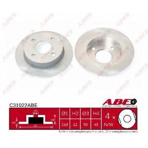 спирачен диск ABE C31022ABE