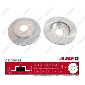 спирачен диск ABE C31069ABE