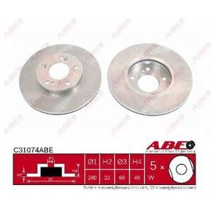 спирачен диск ABE C31074ABE