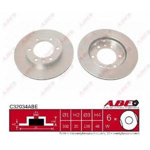 спирачен диск ABE C32034ABE