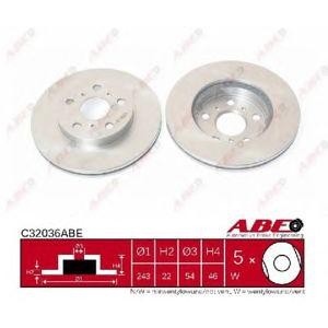 спирачен диск ABE C32036ABE