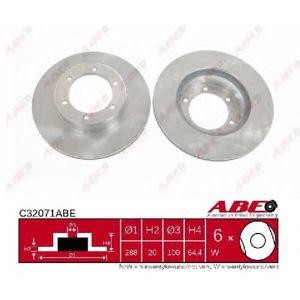 спирачен диск ABE C32071ABE