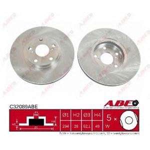 спирачен диск ABE C32089ABE