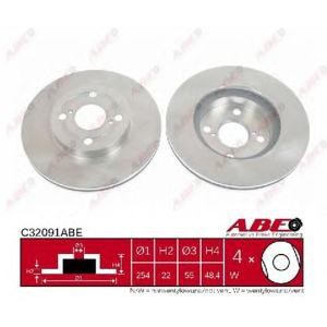 спирачен диск ABE C32091ABE