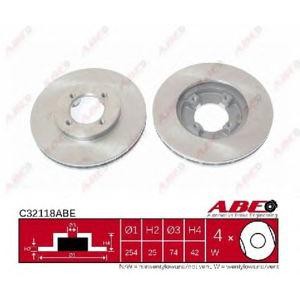 спирачен диск ABE C32118ABE