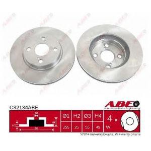 спирачен диск ABE C32134ABE