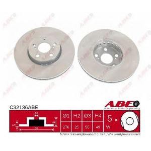 спирачен диск ABE C32136ABE