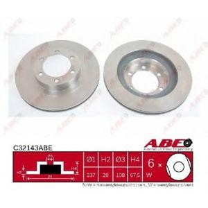 спирачен диск ABE C32143ABE