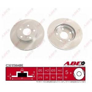 спирачен диск ABE C32158ABE