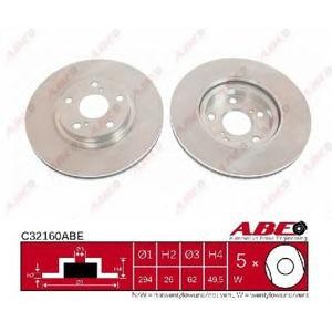 спирачен диск ABE C32160ABE