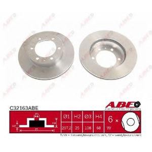 спирачен диск ABE C32163ABE