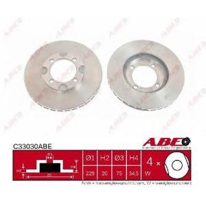 спирачен диск ABE C33030ABE 