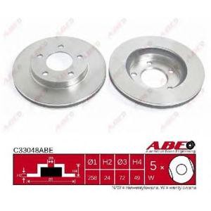 спирачен диск ABE C33048ABE
