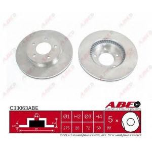 спирачен диск ABE C33063ABE