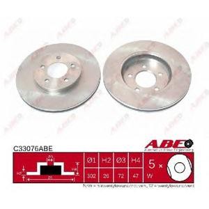 спирачен диск ABE C33076ABE
