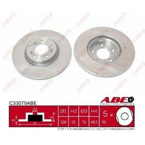 спирачен диск ABE C33079ABE 