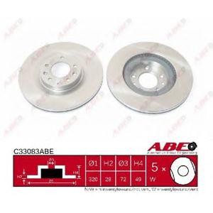 спирачен диск ABE C33083ABE