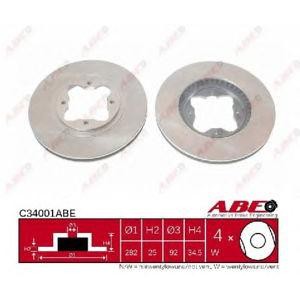 спирачен диск ABE C34001ABE