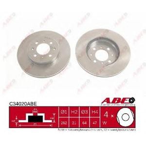 спирачен диск ABE C34020ABE
