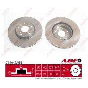 спирачен диск ABE C34046ABE 