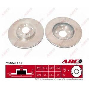спирачен диск ABE C34049ABE