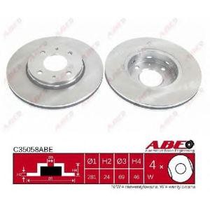 спирачен диск ABE C35058ABE