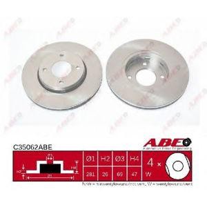 спирачен диск ABE C35062ABE