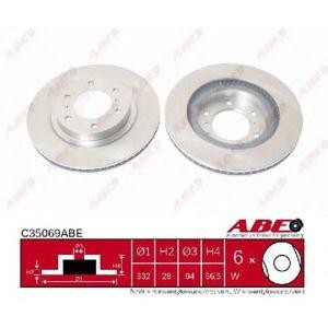 спирачен диск ABE C35069ABE