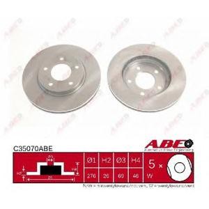 спирачен диск ABE C35070ABE