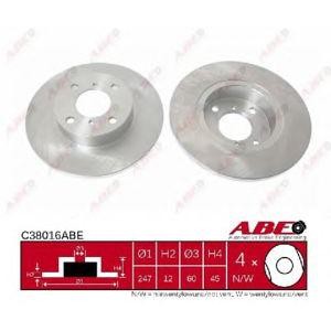 спирачен диск ABE C38016ABE