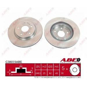 спирачен диск ABE C38019ABE
