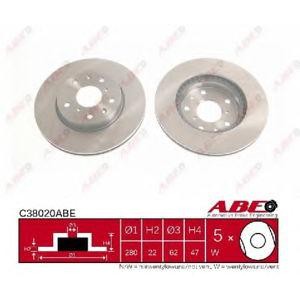 спирачен диск ABE C38020ABE