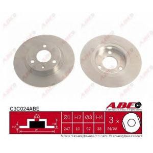 спирачен диск ABE C3C024ABE