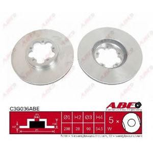 спирачен диск ABE C3G036ABE
