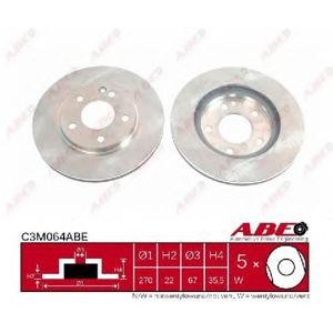 спирачен диск ABE C3M064ABE