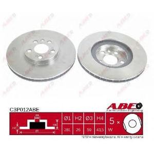 спирачен диск ABE C3P012ABE
