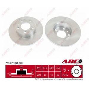 спирачен диск ABE C3P016ABE