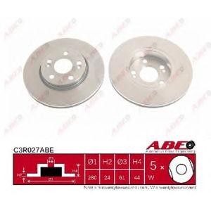 спирачен диск ABE C3R027ABE