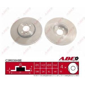 спирачен диск ABE C3R038ABE