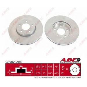 спирачен диск ABE C3V022ABE
