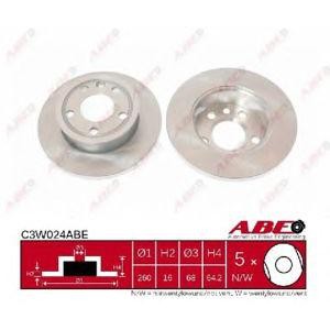 спирачен диск ABE C3W024ABE