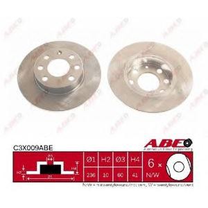 спирачен диск ABE C3X009ABE