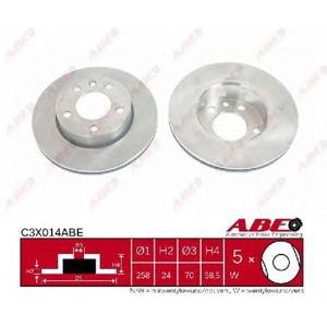 спирачен диск ABE C3X014ABE