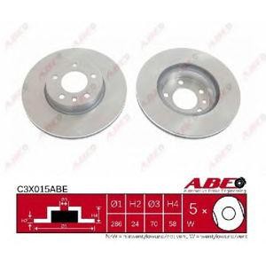 спирачен диск ABE C3X015ABE