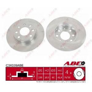 спирачен диск ABE C3X028ABE