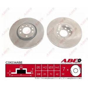 спирачен диск ABE C3X034ABE