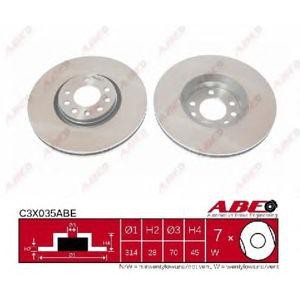 спирачен диск ABE C3X035ABE