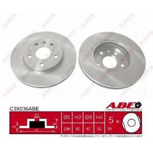 спирачен диск ABE C3X036ABE