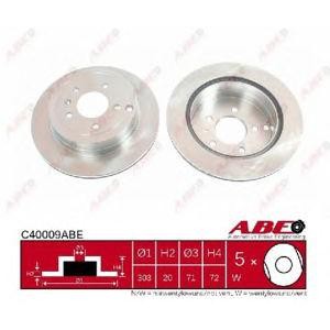 спирачен диск ABE C40009ABE